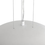 Modern 1 - Light Matte White Dome Metal Pendant - LightfixturesUAE