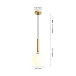Modern 1 - Light Mini Glass Pendant Light - LightfixturesUAE