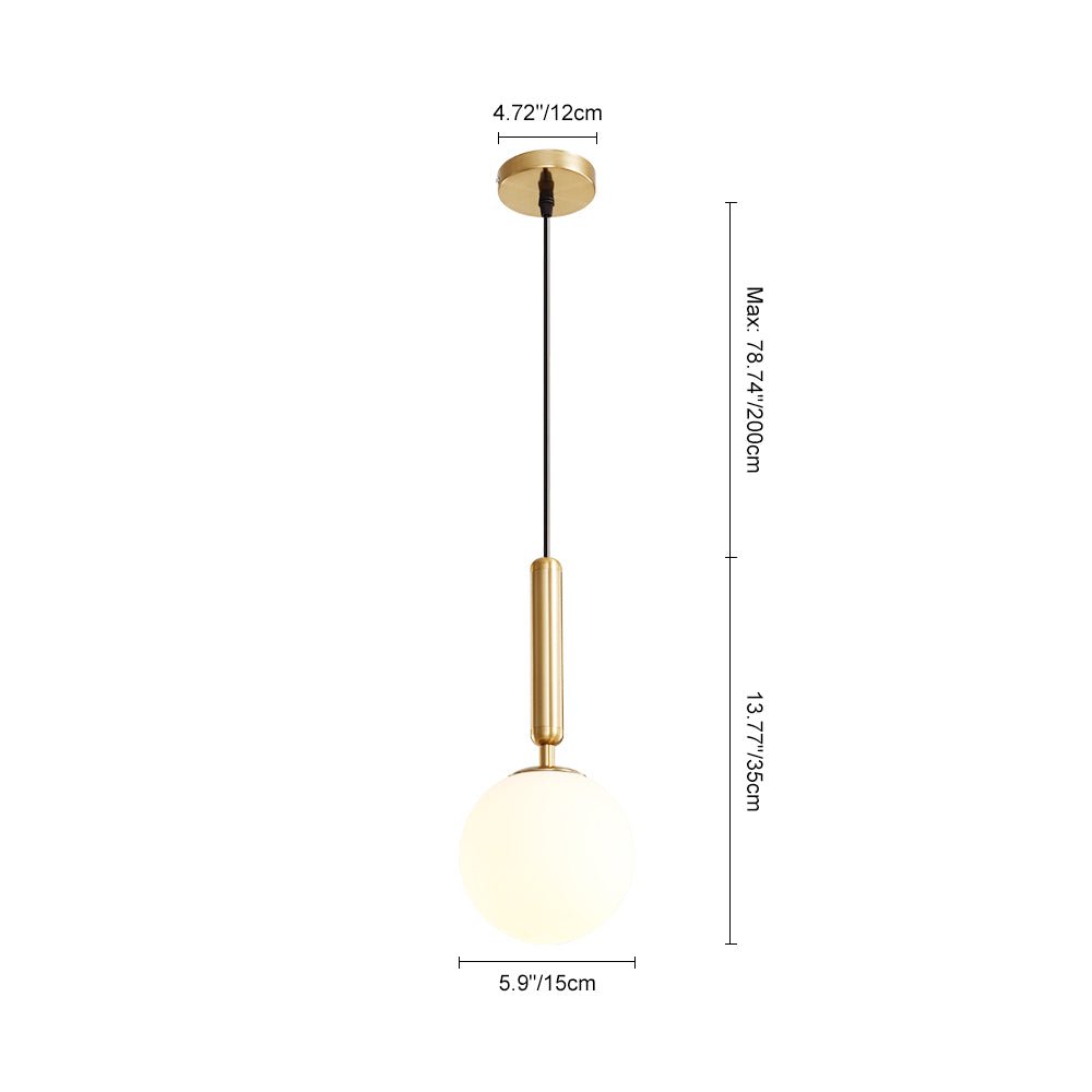 Modern 1 - Light Mini Glass Pendant Light - LightfixturesUAE