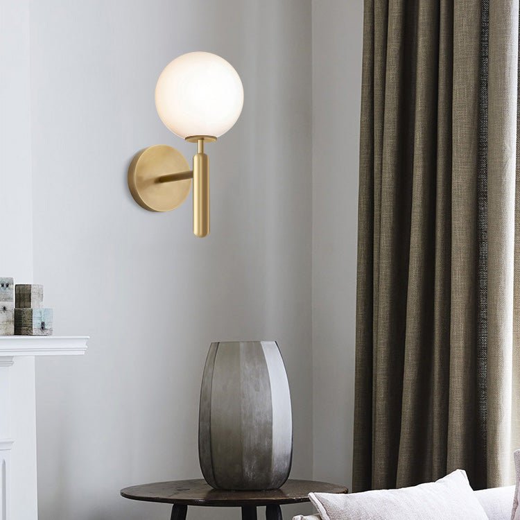 Modern 1 - Light Mini Glass Wall Sconce - LightfixturesUAE