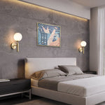Modern 1 - Light Mini Glass Wall Sconce - LightfixturesUAE