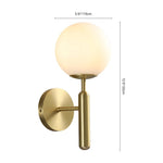 Modern 1 - Light Mini Glass Wall Sconce - LightfixturesUAE