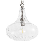 Modern 1 - Light Water Pattern Clear Glass Pendant - LightfixturesUAE