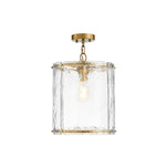 Modern 1 - Light Water Pattern Glass Pendant - LightfixturesUAE