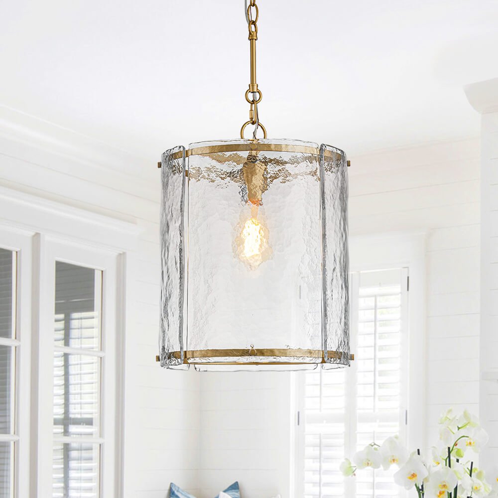 Modern 1 - Light Water Pattern Glass Pendant - LightfixturesUAE