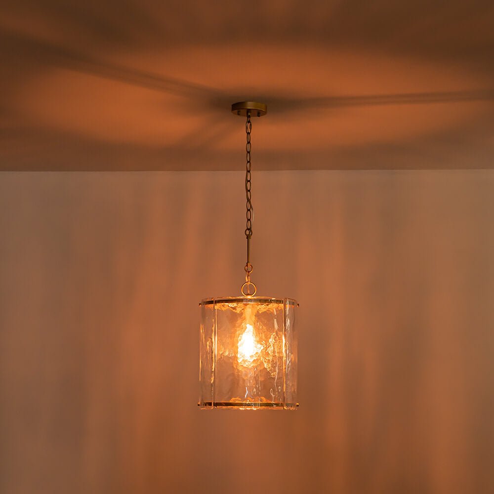 Modern 1 - Light Water Pattern Glass Pendant - LightfixturesUAE