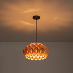 Modern 1 - Light Wood Grain Pine Cone Shape Pendant Light (Pre - sale order) - LightfixturesUAE
