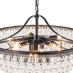 Modern 11 - light Teardrop - Shaped Crystal Chandelier - LightfixturesUAE