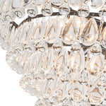 Modern 11 - light Teardrop - Shaped Crystal Chandelier - LightfixturesUAE