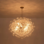 Modern 12 - Light Cluster Glass Bubble Chandelier - LightfixturesUAE
