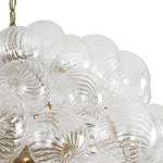 Modern 12 - Light Cluster Glass Bubble Chandelier - LightfixturesUAE