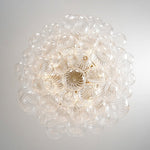 Modern 12 - Light Cluster Glass Bubble Chandelier - LightfixturesUAE