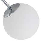 Modern 12 - Light Opal Glass Globe Chandelier - LightfixturesUAE