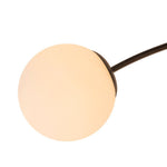 Modern 12 - Light Opal Glass Globe Chandelier - LightfixturesUAE