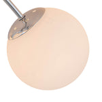 Modern 12 - Light Opal Glass Globe Chandelier - LightfixturesUAE