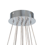 Modern 13 - Light Chrome Ice Cube Glass Chandelier - LightfixturesUAE