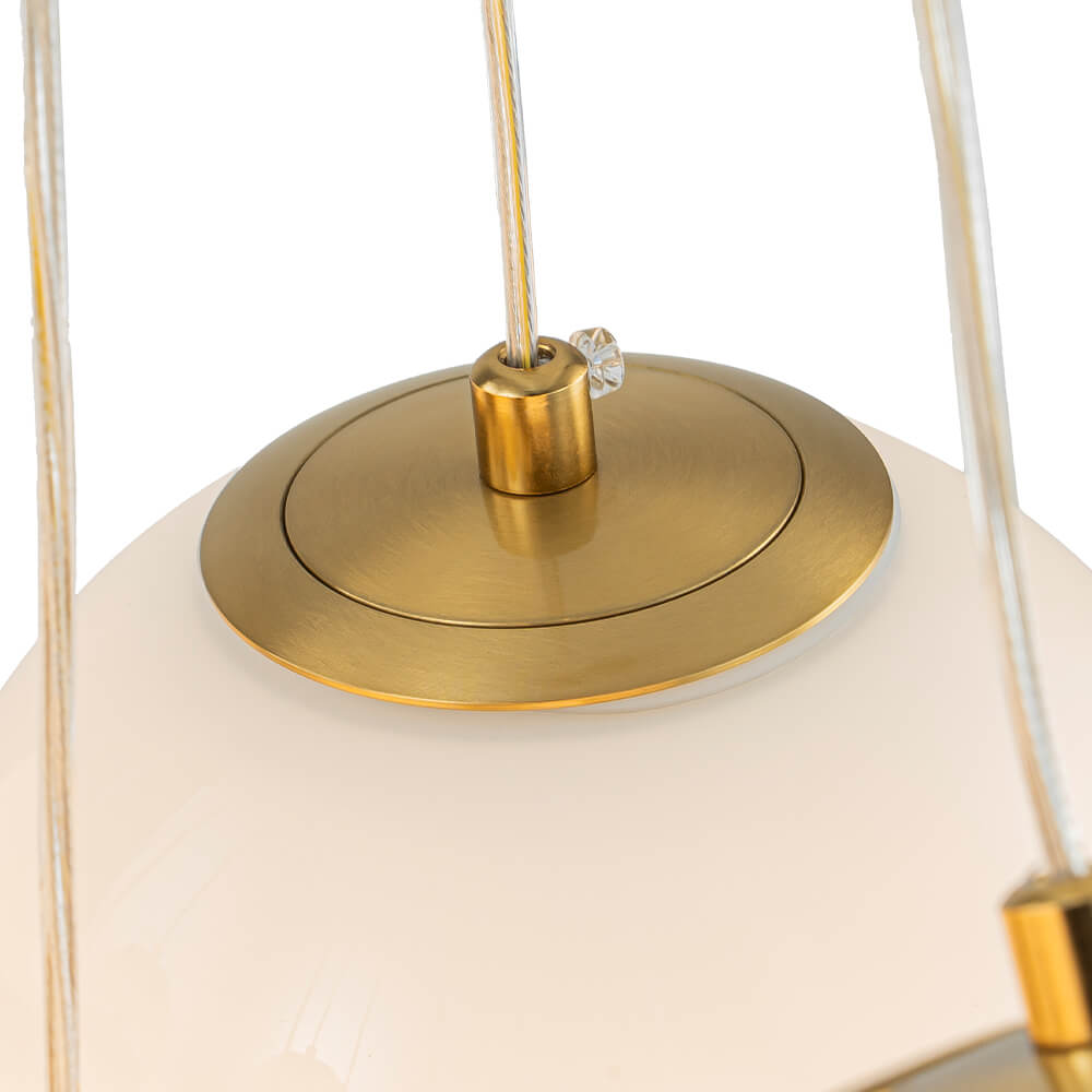 Modern 13 - Light Cluster Glass Bubble Chandelier - LightfixturesUAE