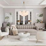 Modern 13 - Light Cluster Glass Bubble Chandelier - LightfixturesUAE