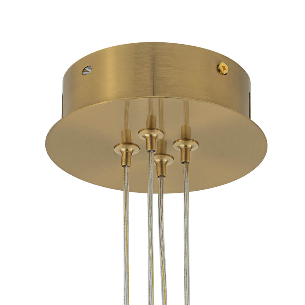 Modern 13 - Light Cluster Glass Bubble Chandelier - LightfixturesUAE