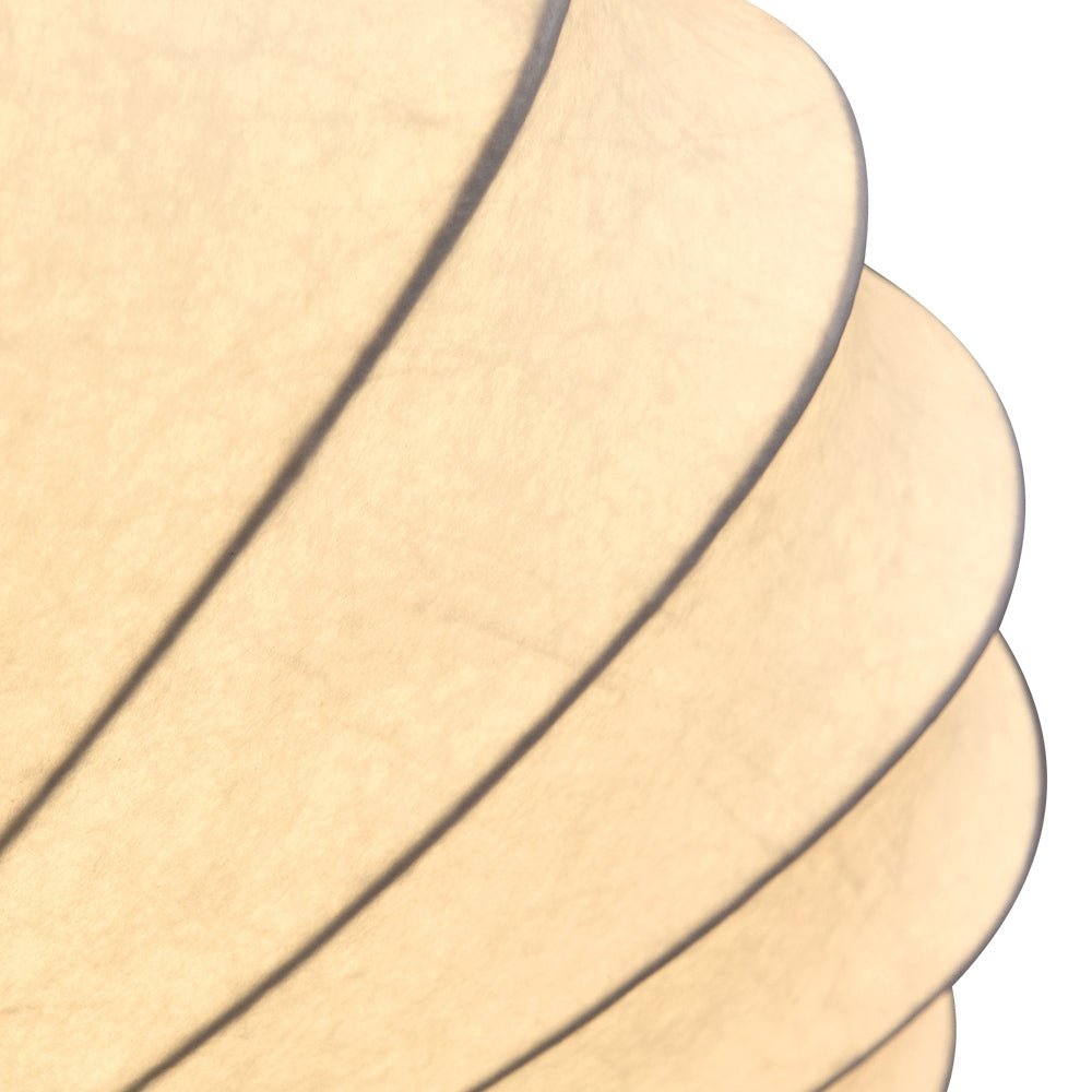 Modern 1/3 - Light Soft White Silk Flush Mount Ceiling Lamp - LightfixturesUAE