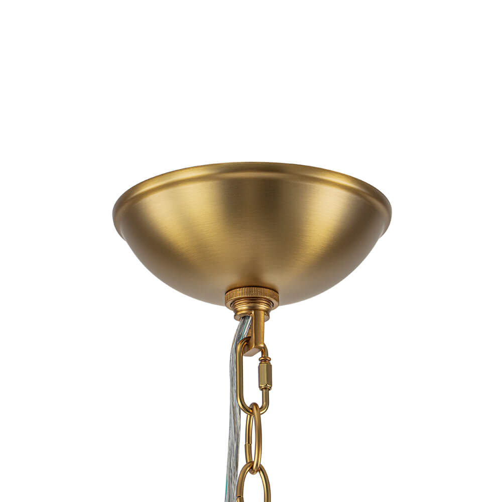 Modern 15 - Light Cluster Water Ripple Glass Bubble Chandelier - LightfixturesUAE