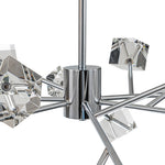 Modern 18 - Light Linear Sputnik Cluster Cube Crystal Chandelier - LightfixturesUAE