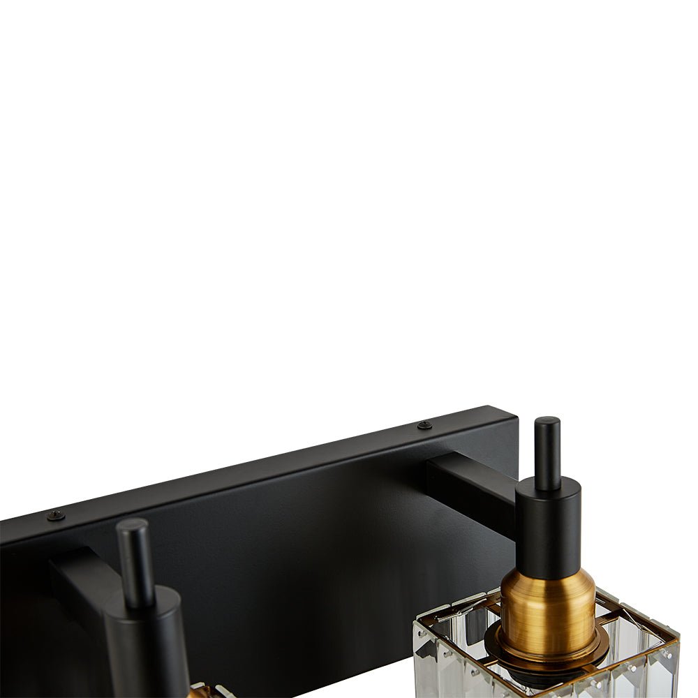 Modern 2 - Light Crystal Square Wall Sconce - LightfixturesUAE