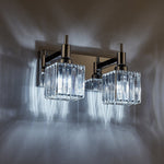 Modern 2 - Light Crystal Square Wall Sconce - LightfixturesUAE