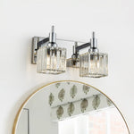 Modern 2 - Light Crystal Square Wall Sconce - LightfixturesUAE