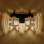 Modern 2 - Light Crystal Square Wall Sconce - LightfixturesUAE