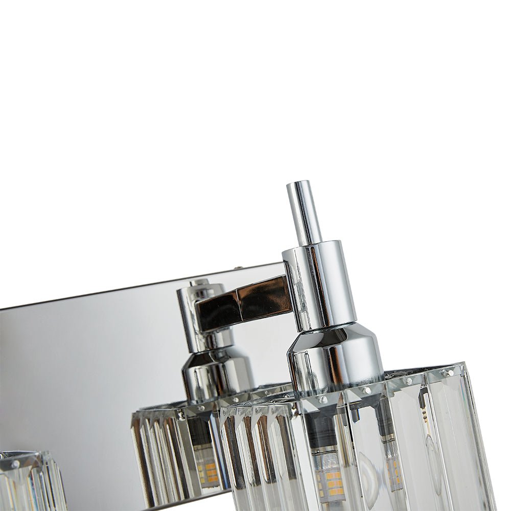 Modern 2 - Light Crystal Square Wall Sconce - LightfixturesUAE