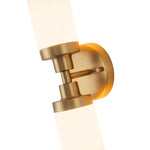 Modern 2 - Light Cylindrical Opal Glass Bathroom Sconces - LightfixturesUAE