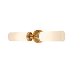Modern 2 - Light Cylindrical Opal Glass Bathroom Sconces - LightfixturesUAE