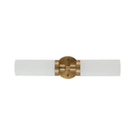 Modern 2 - Light Cylindrical Opal Glass Bathroom Sconces - LightfixturesUAE