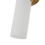 Modern 2 - Light Cylindrical Opal Glass Bathroom Sconces - LightfixturesUAE
