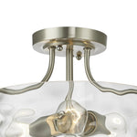 Modern 2 - Light Glass Hammer Drum Semi Flush Mount - LightfixturesUAE