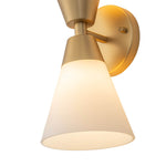 Modern 2 - Light Hourglass Shaped Glass Wall Sconce - LightfixturesUAE