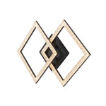 Modern 2 - Light Square LED Semi - Flush Ceiling Light - LightfixturesUAE