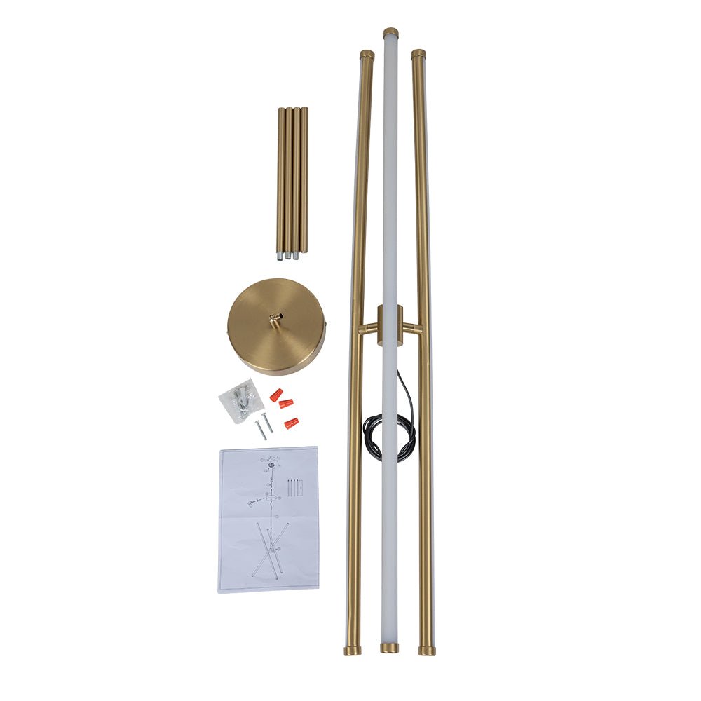 Modern 3 - Light Cross Arms Sputnik LED Chandelier - LightfixturesUAE