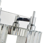 Modern 3 - Light Crystal Square Wall Sconce - LightfixturesUAE