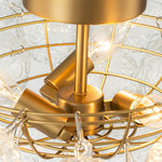 Modern 3 - Light Glass Bubble Semi Flush Mount Ceiling Light - LightfixturesUAE