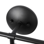 Modern 3 - Light Glass Matte Black Vanity Light - LightfixturesUAE
