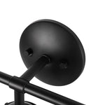 Modern 3 - Light Glass Matte Black Vanity Light - LightfixturesUAE