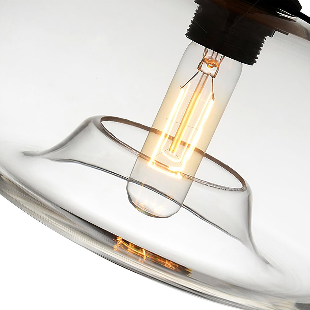 Modern 3 Light Linear Cluster Glass Pendant Light - LightfixturesUAE