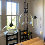 Modern 3 Light Linear Cluster Glass Pendant Light - LightfixturesUAE