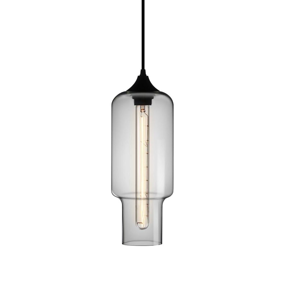 Modern 3 Light Linear Cluster Glass Pendant Light - LightfixturesUAE