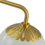 Modern 3 - Light Opal Glass Globe Wall Sconce - LightfixturesUAE