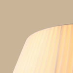 Modern 3/4 Light Pleated Drum Cone Semi - Flush Ceiling Light - LightfixturesUAE