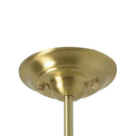 Modern 3/4 Light Pleated Drum Cone Semi - Flush Ceiling Light - LightfixturesUAE