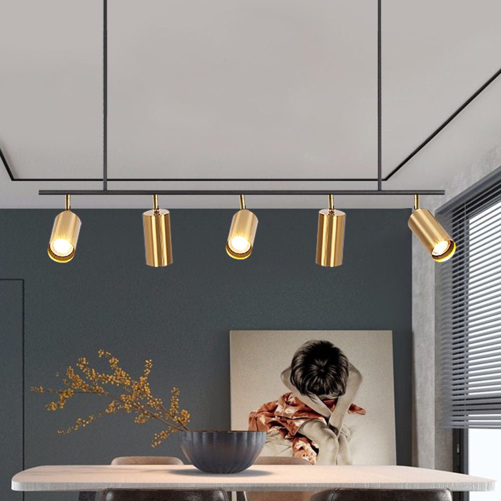 Modern 3/5 - Light Track Lighting linear Island Chandelier - LightfixturesUAE